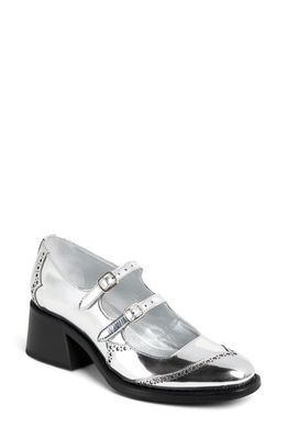 The Office of Angela Scott Miss Amlie Mary Jane Pump in Silver