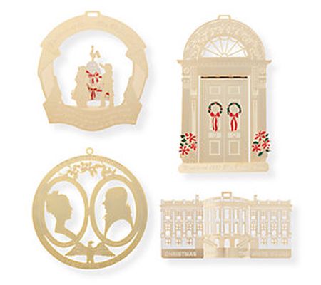 The Official White House Christmas Ornament Set 1985 to 1988