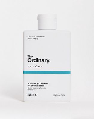The Ordinary 4% Sulphate Cleanser for Body and Hair 8.1 fl oz-No color