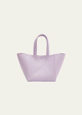 The Origami Mini Faux-Leather Tote Bag