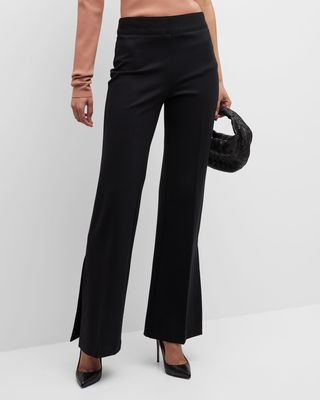 The Perfect Double Slit Flare Pants