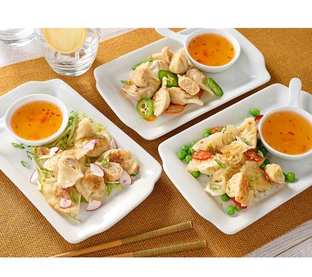 The Perfect Gourmet 135 pc Mini Potstickers with Sauce