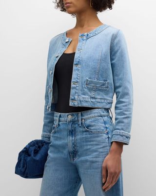 The Picky Cropped Denim Jacket