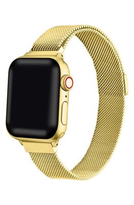 The Posh Tech 20mm Apple Watch® Mesh Bracelet Watchband in Yellow Gold