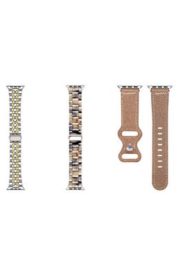 The Posh Tech Assorted 3-Pack 20mm Apple Watch Watchbands in Multi