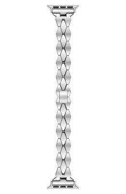 The Posh Tech Ava Stainless Steel Apple Watch® Watchband in Silver 