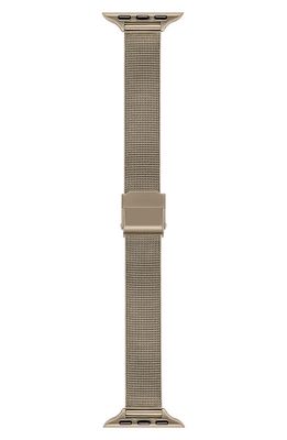 The Posh Tech Blake Stainless Steel Mesh Apple Watch® Watchband in New Gold 