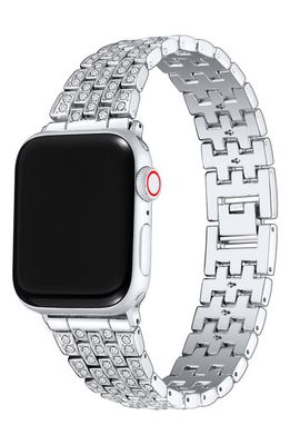 The Posh Tech Chantal 20mm Apple Watch® Watchband in Silver