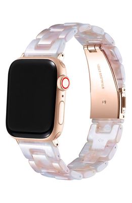 The Posh Tech Claire 20mm Apple Watch® Watchband in Blush Tortoise