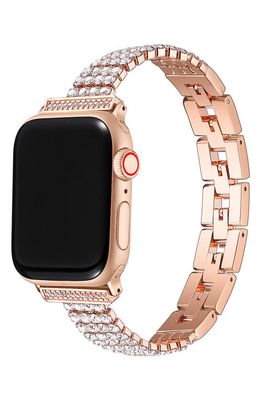 The Posh Tech Mia 13mm Apple Watch® Watchband in Rose Gold
