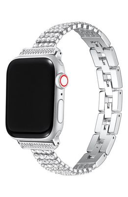 The Posh Tech Mia 13mm Apple Watch® Watchband in Silver
