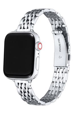 The Posh Tech Rainey 15mm Apple Watch® Watchband in Silver