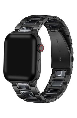 The Posh Tech Resin Detail 23mm Apple Watch® Bracelet Watchband in Black