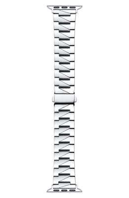 The Posh Tech Stainless Steel Apple Watch® Watchband in Silver 