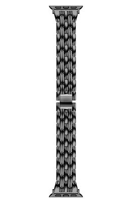 The Posh Tech Stainless Steel Apple Watch Watchband in Black