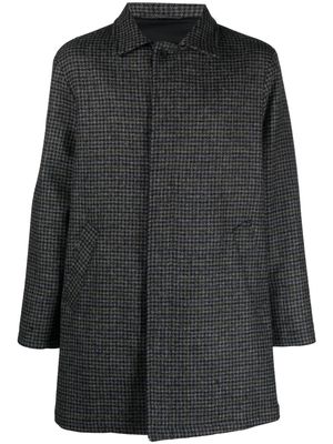 The Power For The People Johnny houndstooth single-breasted coat - Grey