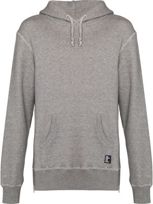 The Power For The People logo-print cotton hoodie - Grey
