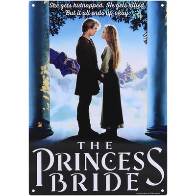 The Princess Bride 11.5" x 8.25"  Metal Sign