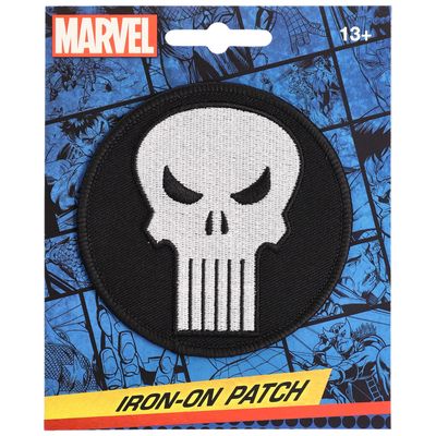 The Punisher 3" Skull Iron-On Patch