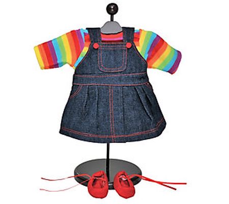 The Queen's Treasures 15" Baby Doll Twin Rainbo w Skirt Set