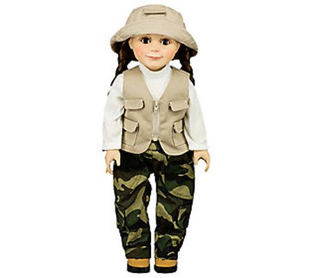 The Queen's Treasures 18" Doll 4-Piece Fishing Clothes Outfit
