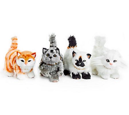 The Queen's Treasures 18" Doll Set of 4 Realist ic Kitty Cats