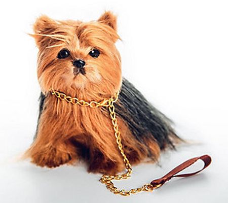 The Queen's Treasures 18in Doll Teacup Yorkie w Collar & Leash