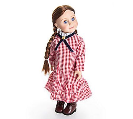 The Queen's Treasures Little House Red Dress fo r 18" Dolls