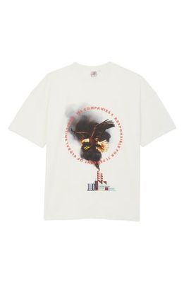 THE RAD BLACK KIDS 100 Companies Pollute Cotton Graphic T-Shirt in White
