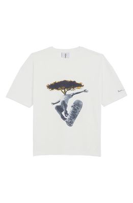 THE RAD BLACK KIDS Xasuke Cotton Graphic T-Shirt in White