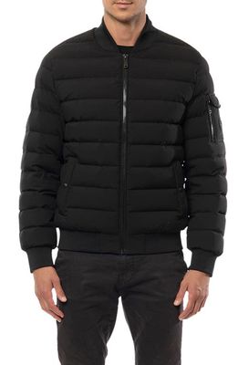 The Recycled Planet Company Reclaimed Down Puffer Coat in Black