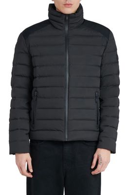 The Recycled Planet Company Stad Water Resistant Down Puffer Jacket in Black