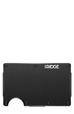 the Ridge Metal Aluminum RFID Cash Strap in Black 