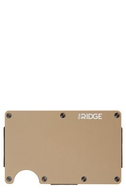 the Ridge RIDGE WALLET - Money Clip in Mojave Tan 