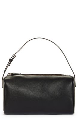 The Row '90s Leather Top Handle Bag in Black