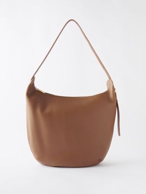The Row - Allie Leather Shoulder Bag - Womens - Tan