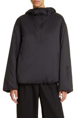 The Row Althena Hooded Anorak in Black