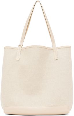 The Row Beige & Off-White XL Park Tote