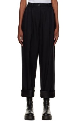 The Row Black Cassandro Trousers