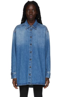 The Row Blue Frannie Denim Shirt