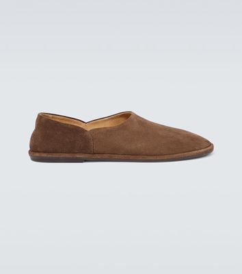 The Row Canal suede slip-on shoes