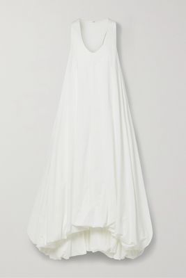 The Row - Capi Layered Cotton-voile Maxi Dress - Ivory