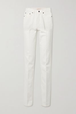 The Row - Carlton High-rise Straight-leg Jeans - White