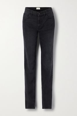 The Row - Carlyl High-rise Straight-leg Jeans - Black