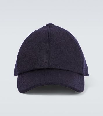 The Row Caspian cashmere baseball cap