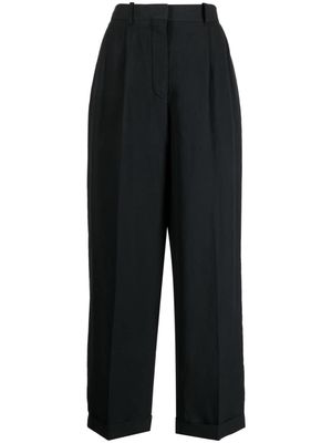 The Row Cassandra high-waisted trousers - Black