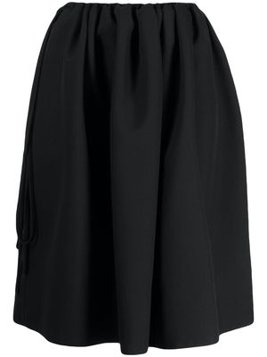 The Row Clare knee-length skirt - Black