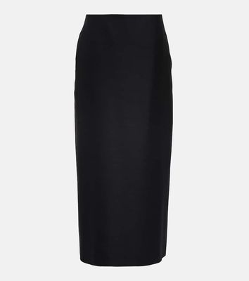 The Row Colt wool and mohair maxi skirt