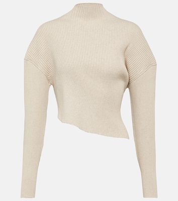 The Row Danana ribbed-knit cotton jersey top