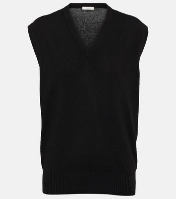 The Row Dom cashmere vest